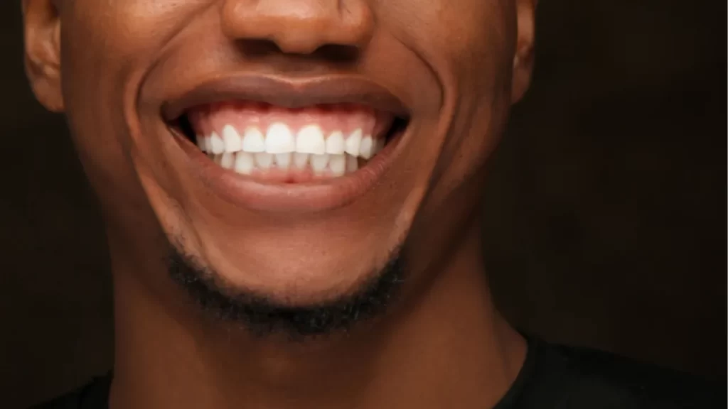 A man smiling